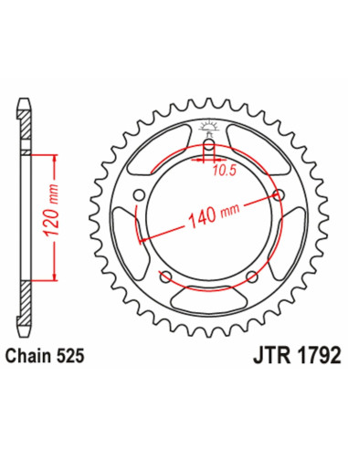 Aluminum Stunt Sprocket 60t-525 for Suzuki GSX-R 600 750 GSR (2001-2017)