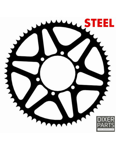 Steel Stunt Sprocket 65t-525 for Suzuki GSX-R 600 (2001-2010) 750 (2004-2010) GSR (2006-2017)