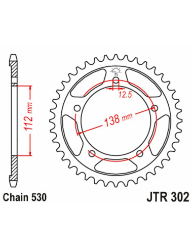 Steel stunt sprocket 70t-530 for Honda CBR 600F F2 (91-96) CB CBF 1000 (97-15) SC28