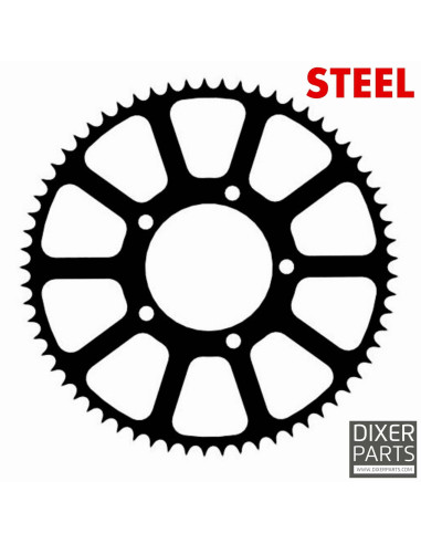 Steel Stunt Sprocket 65t-525 for Honda CBR 600F F2 F3 F4 (1997-2000) CB CBF 600 650 (1998-2018) 900RR