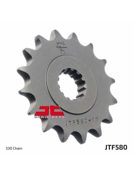 Front sprocket suitable for Yamaha R6 (03-05) (JTF580 SUNF-519) – 16t-530;Front sprocket suitable for Yamaha R6 (03-05) (JTF580 SUNF-519) – 16t-530