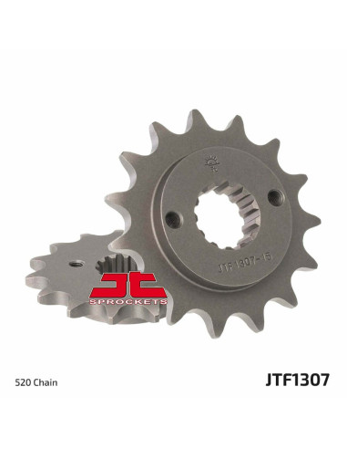 Front sprocket suitable for Kawasaki ZX6R 636 (03-06) (SUNF-397 JTF 1307) – 14t-520;Front sprocket suitable for Kawasaki ZX6R 636 (03-06) (SUNF-397 JTF 1307) – 14t-520