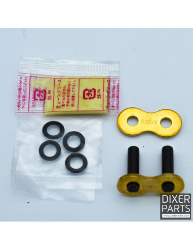 DID RIVET CONNECTING LINK DID 530 50VX GOLD G&B-ZJ;DID RIVET CONNECTING LINK DID 530 50VX GOLD G&B-ZJ