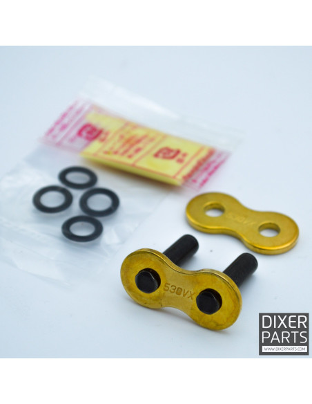 DID RIVET CONNECTING LINK DID 530 50VX GOLD G&B-ZJ