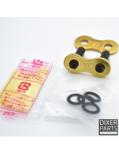 DID RIVET CONNECTING LINK DID 520VX2 GOLD G&B-ZJ