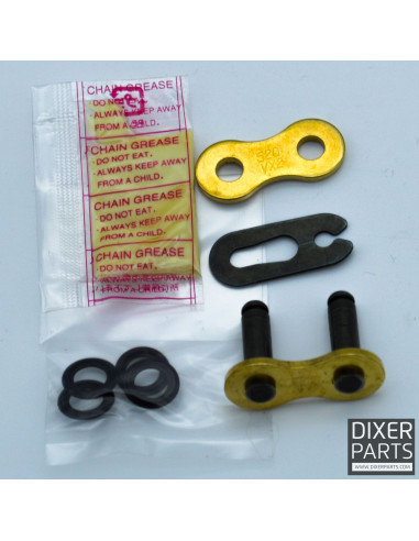 DID CLIP CONNECTING LINK DID 520VX2 GOLD G&B-FJ