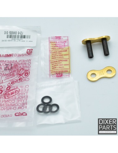 DID RIVET CONNECTING LINK DID 520VX3 GOLD G&B-ZJ;DID RIVET CONNECTING LINK DID 520VX3 GOLD G&B-ZJ