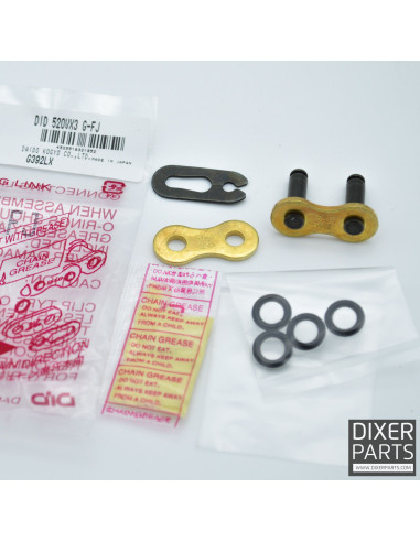 DID CLIP CONNECTING LINK DID 520VX3 GOLD G&B-FJ