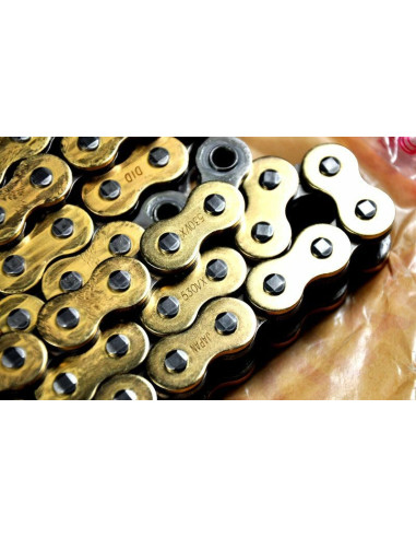 DID Drive Chain DID 530 (50) VX G&B X-ring GOLD – 112 Links