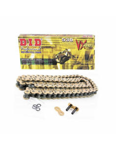 DID drive chain DID 530 (50) VX G&B X-ring GOLD – 110 links;DID drive chain DID 530 (50) VX G&B X-ring GOLD – 110 links;DID drive chain DID 530 (50) VX G&B X-ring GOLD – 110 links