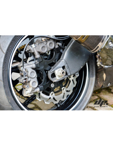 Rotor Brake Disc Handbrake Stunt 300 mm Kawasaki 636 ZX6-R ER6 Radial Dual Left