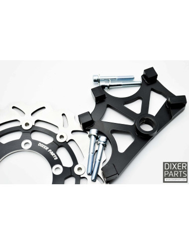 Handbrake Bracket for Suzuki GSXR 600 750 K6 K7 (2006-2007) 300 mm Rotor – 2x Radial – Stunt