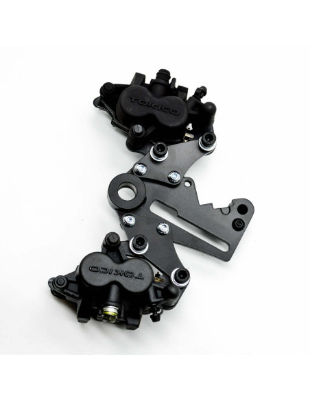 Brake Caliper Bracket + 2x HB Caliper KTM EXC SX SXF XC SMR TPI 125 144 150 200 250 300 350 400 450 500 505 525 530 GasGas EC