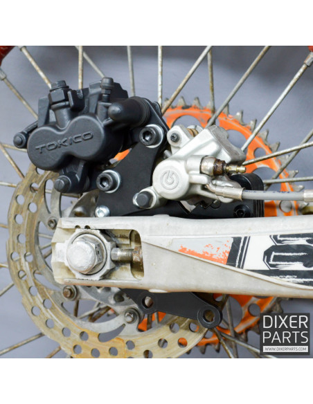 Brake Caliper Bracket + 2x HB Caliper KTM EXC SX SXF XC SMR TPI 125 144 150 200 250 300 350 400 450 500 505 525 530 GasGas EC