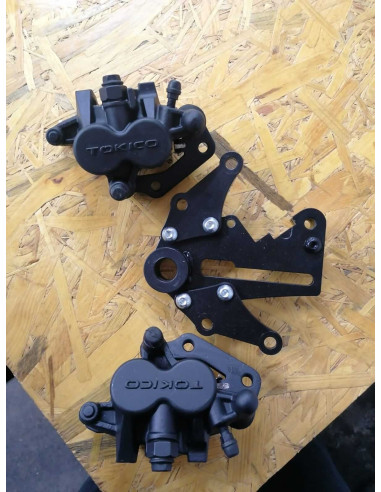 Brake Caliper Bracket + 2x HB Caliper Husaberg FE FS FX TE 250 300 390 450 501 570 300