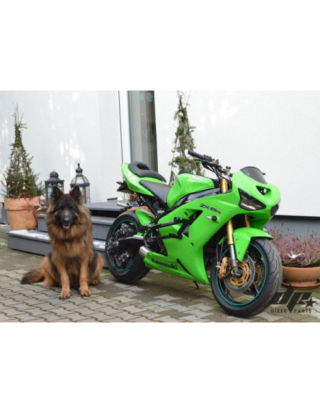 Handbrake bracket for Kawasaki ZX6-R 636 (03-04) – 300 mm – 2x radial – Stunt