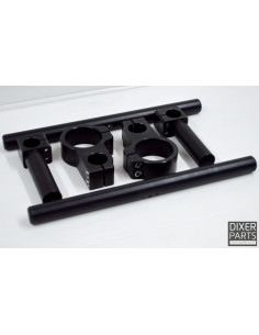 BLACK aluminum CLIP-ON – fully adjustable – 50mm – stunt – racetrack – gymkhana;BLACK aluminum CLIP-ON – fully adjustable – 50mm – stunt – racetrack – gymkhana;BLACK aluminum CLIP-ON – fully adjustable – 50mm – stunt – racetrack – gymkhana;BLACK aluminum CLIP-ON – fully adjustable – 50mm – stunt – racetrack – gymkhana;BLACK aluminum CLIP-ON – fully adjustable – 50mm – stunt – racetrack – gymkhana