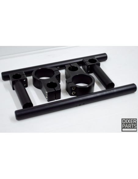 BLACK aluminum CLIP-ON – fully adjustable – 50mm – stunt – racetrack – gymkhana;BLACK aluminum CLIP-ON – fully adjustable – 50mm – stunt – racetrack – gymkhana;BLACK aluminum CLIP-ON – fully adjustable – 50mm – stunt – racetrack – gymkhana;BLACK aluminum CLIP-ON – fully adjustable – 50mm – stunt – racetrack – gymkhana;BLACK aluminum CLIP-ON – fully adjustable – 50mm – stunt – racetrack – gymkhana