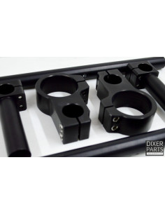 BLACK aluminum CLIP-ON – fully adjustable – 50mm – stunt – racetrack – gymkhana;BLACK aluminum CLIP-ON – fully adjustable – 50mm – stunt – racetrack – gymkhana;BLACK aluminum CLIP-ON – fully adjustable – 50mm – stunt – racetrack – gymkhana;BLACK aluminum CLIP-ON – fully adjustable – 50mm – stunt – racetrack – gymkhana;BLACK aluminum CLIP-ON – fully adjustable – 50mm – stunt – racetrack – gymkhana 2