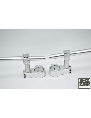 Aluminum CLIP-ON – Fully Adjustable – 43mm – Stunt – Racetrack – Gymkhana