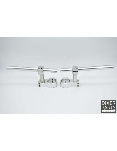 Aluminum CLIP-ON – Fully Adjustable – 48mm – Stunt – Racetrack – Gymkhana