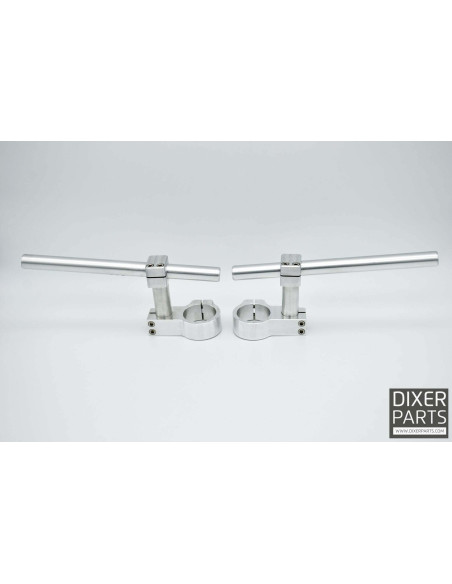 Aluminum CLIP-ON – Fully Adjustable – 48mm – Stunt – Racetrack – Gymkhana