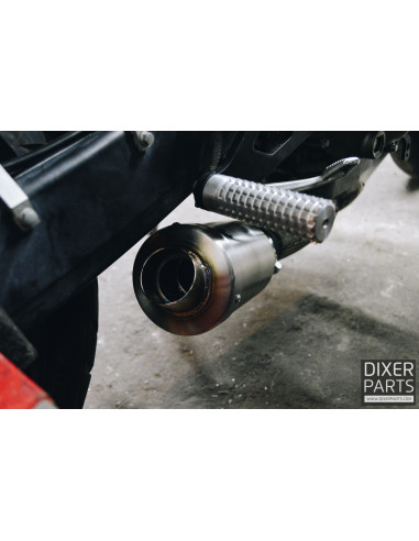 Short Exhaust Muffler Honda CBR 600 F4i FS Sport (1999-2007) Stunt Drift Tail Pipes