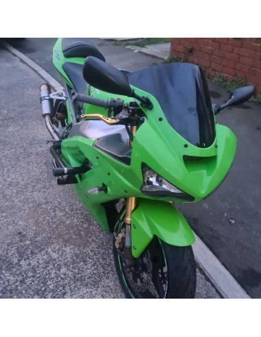 Crash Cage Kawasaki ZX6R 636 (2003-2004) Stunt Drift Street Engine Guard Highway Bar