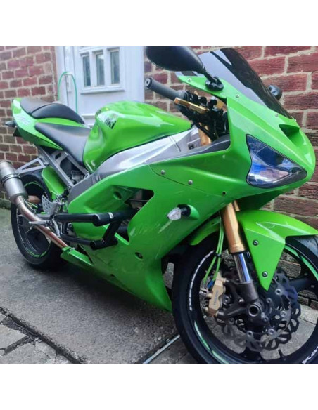 Crash Cage Kawasaki ZX6R 636 (2003-2004) Stunt Drift Street Engine Guard Highway Bar