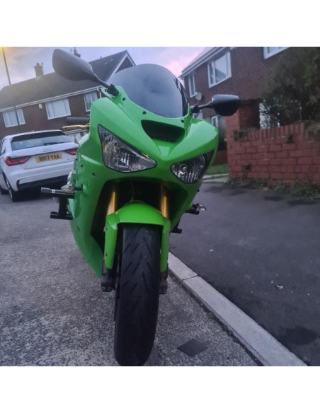 Crash Cage Kawasaki ZX6R 636 (2003-2004) Stunt Drift Street Engine Guard Highway Bar