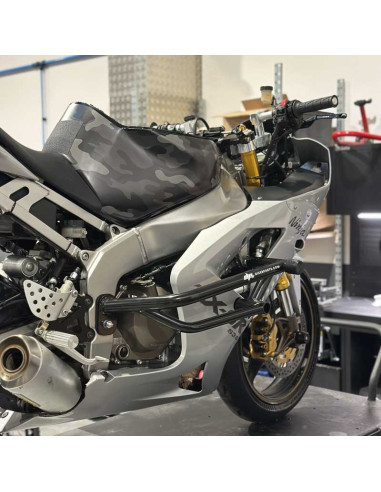 Crash Cage Kawasaki ZX6R 636 (2003-2004) Stunt Drift Street Engine Guard Highway Bar