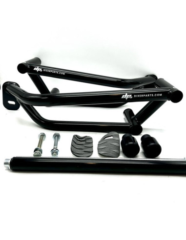 Crash Cage Kawasaki ZX6R 636 (2005-2006) Stunt Drift Street Engine Guard Highway Bar