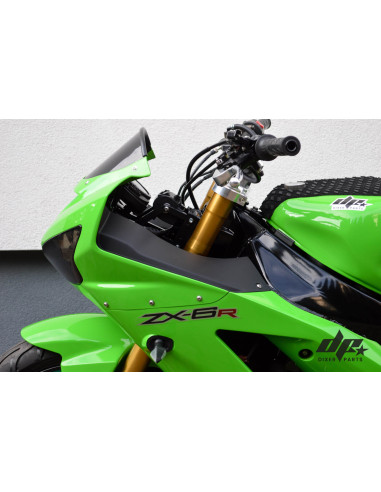 Front Steel Stunt Stay Upper Bracket Windshield Kawasaki ZX6R 636 (2003-2004) Stunt