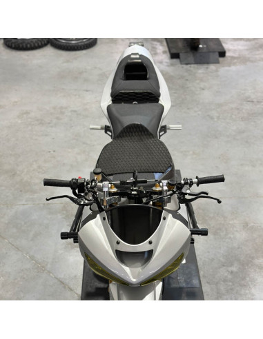 Front Steel Stunt Stay Upper Bracket Windshield Kawasaki ZX6R 636 (2003-2004) Stunt