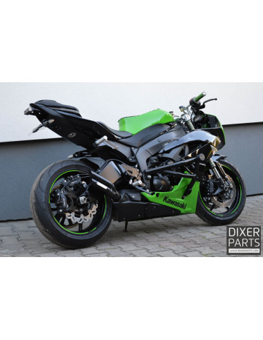 Steel Scrape Bar 12 O’clock Kawasaki ZX6R 636 (2009-2018) Stunt Wheelie Round Titan