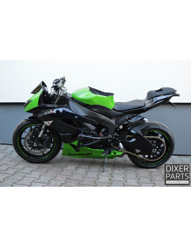 Steel Scrape Bar 12 O’clock Kawasaki ZX6R 636 (2009-2018) Stunt Wheelie Round Titan
