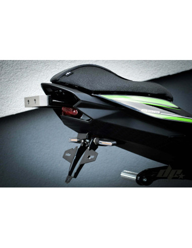 Steel Scrape Bar 12 O’clock Kawasaki ZX6R 636 (2009-2018) Stunt Wheelie Round Titan