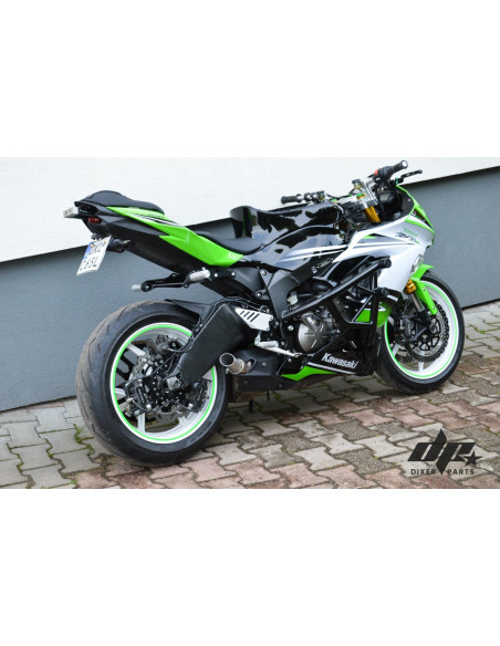 Steel Scrape Bar 12 O’clock Kawasaki ZX6R 636 (2009-2018) Stunt Wheelie Round Titan