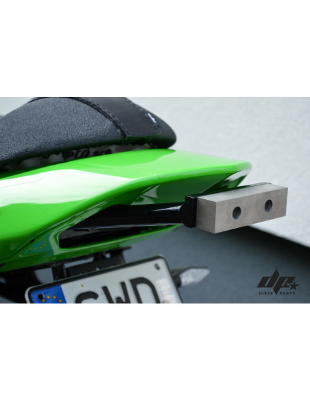 Steel Scrape bar 12 O’clock Kawasaki ZX6R 636 (2003-2004) Stunt Wheelie Round Titan
