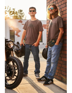 Dixer Parts t-shirt – OLIVE – model 1