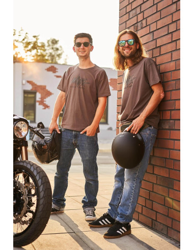 Dixer Parts t-shirt – OLIVE – model 1