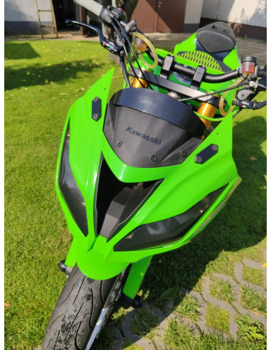 Front Steel Stunt Stay Upper Bracket Windshield Kawasaki ZX6R 636 (2013-2018) Stunt
