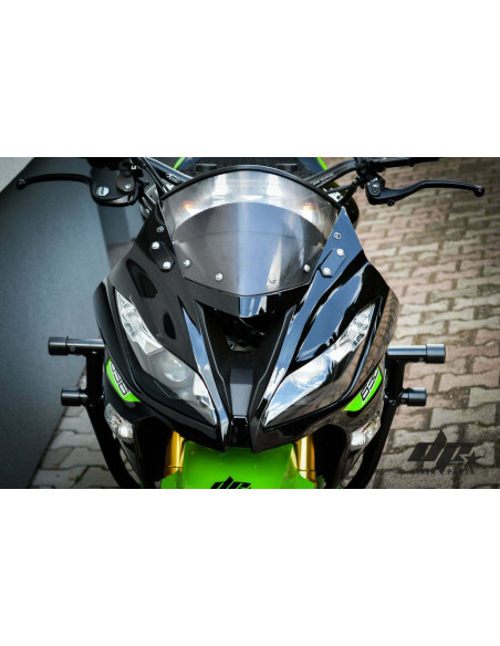 Front Steel Stunt Stay Upper Bracket Windshield Kawasaki ZX6R 636 (2013-2018) Stunt