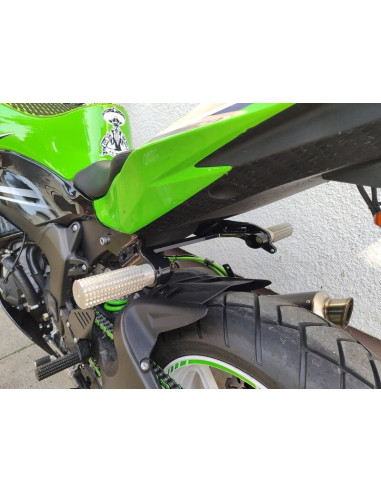 Rear Sets Footrests Subcage Kawasaki ZX6R 636 (2013-2025) Stunt Controls Sub-cage