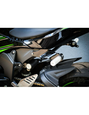 Rear Sets Footrests Subcage Kawasaki ZX6R 636 (2013-2025) Stunt Controls Sub-cage