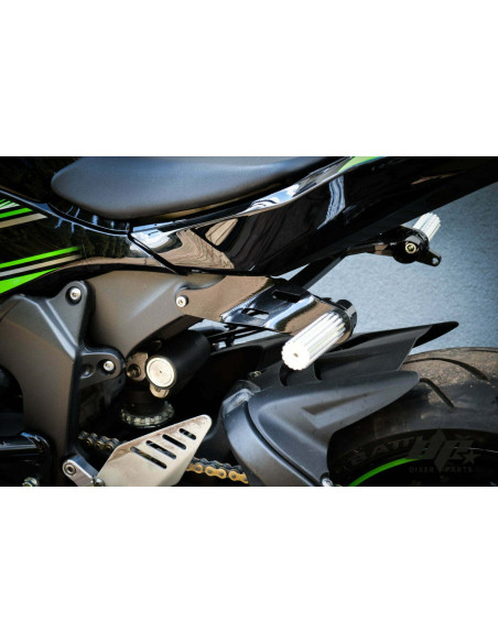 Rear Sets Footrests Subcage Kawasaki ZX6R 636 (2013-2025) Stunt Controls Sub-cage