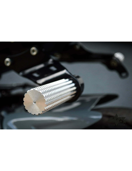 Rear Sets Footrests Subcage Kawasaki ZX6R 636 (2013-2025) Stunt Controls Sub-cage