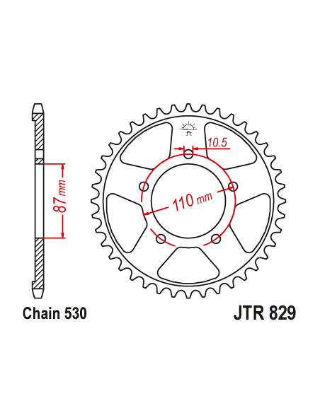 Steel Stunt Sprocket 55t-530 for Suzuki GSX-F 600 750 GSF 650 Bandit RF600