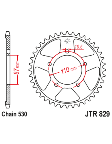 Steel Stunt Sprocket 50t-530 for Suzuki GSX-F 600 750 GSF 650 Bandit RF600