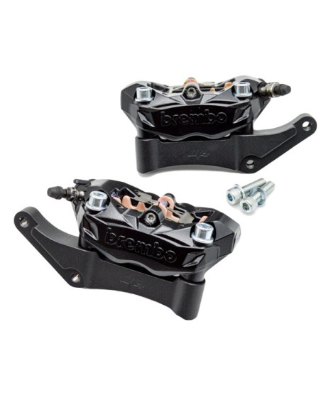 Upgrades Calipers Adapters Kit Brembo-100mm Harley Davidson Dyna Softail Touring +Calipers
